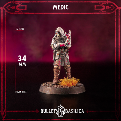 Crimson Hussars Warband - Grimdark Miniature - Compatible with Trench Crusade