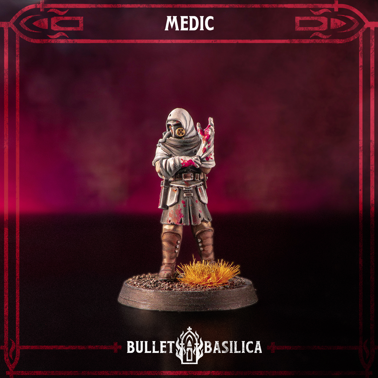 Crimson Hussars Warband - Grimdark Miniature - Compatible with Trench Crusade