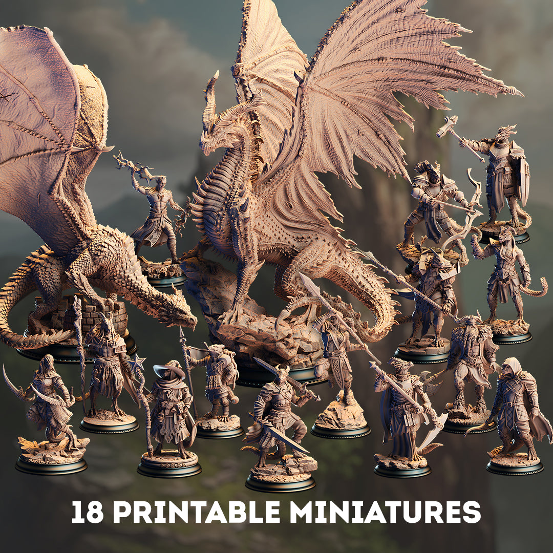 DM Stash : Clash of the Dragons - Full Board and Tabletop game