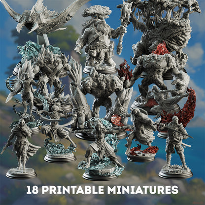 DM Stash : War of the Elements - Full Board and Tabletop game