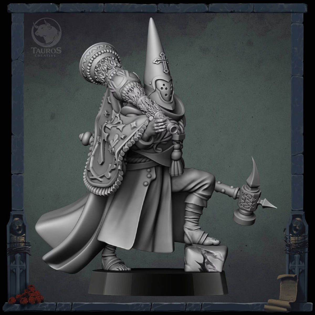 Penitent Brotherhoods Musicant- Compatible with Trench Crusade Style games