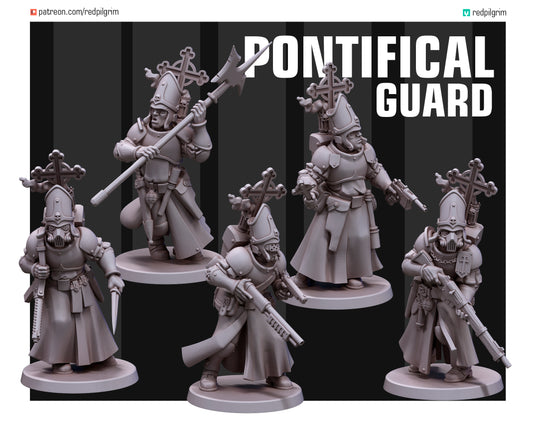 Pontifical Guard by Red Pilgrim Miniature - 3D printed Grimdark Miniature