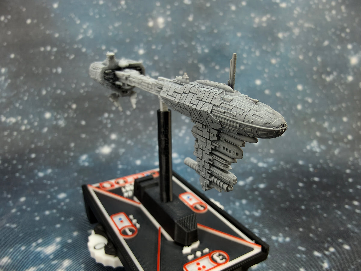 Rebel Nebulon-B EF76 Frigate Compatible with Armada scale games main left front close-up