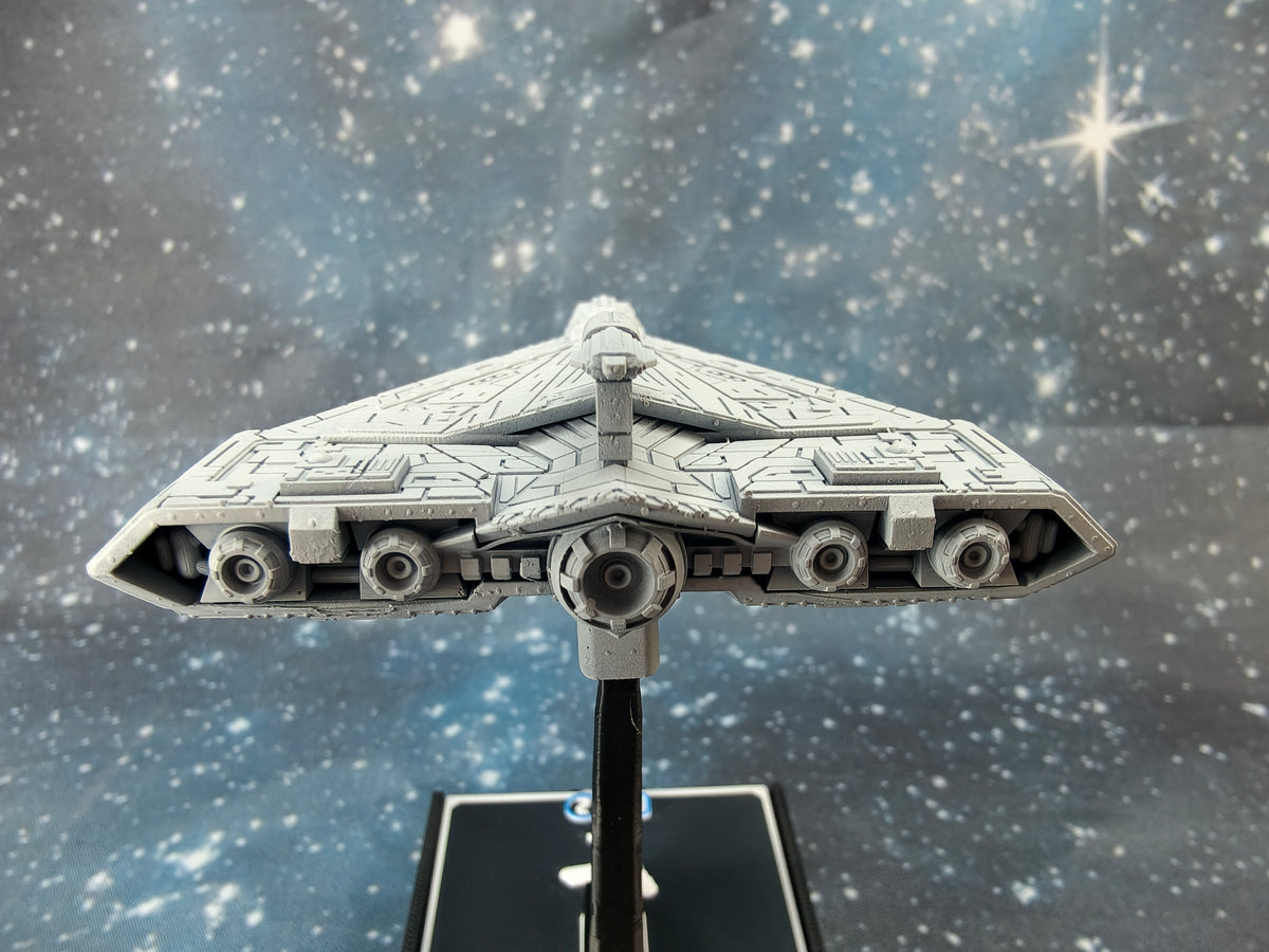 Rebel Spear Carrier Compatible with Armada scale games thruster view