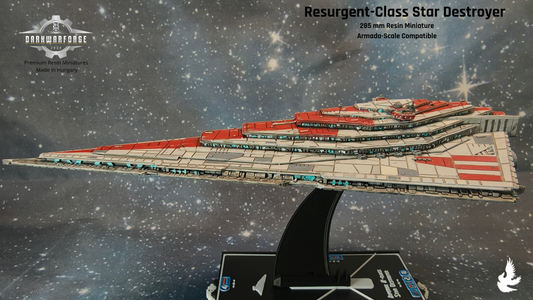 Resurgent-Class Star Destroyer resin side view