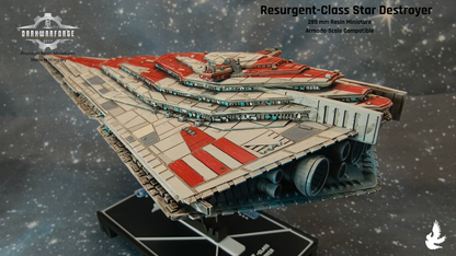 Resurgent-Class Star Destroyer resin side rear view