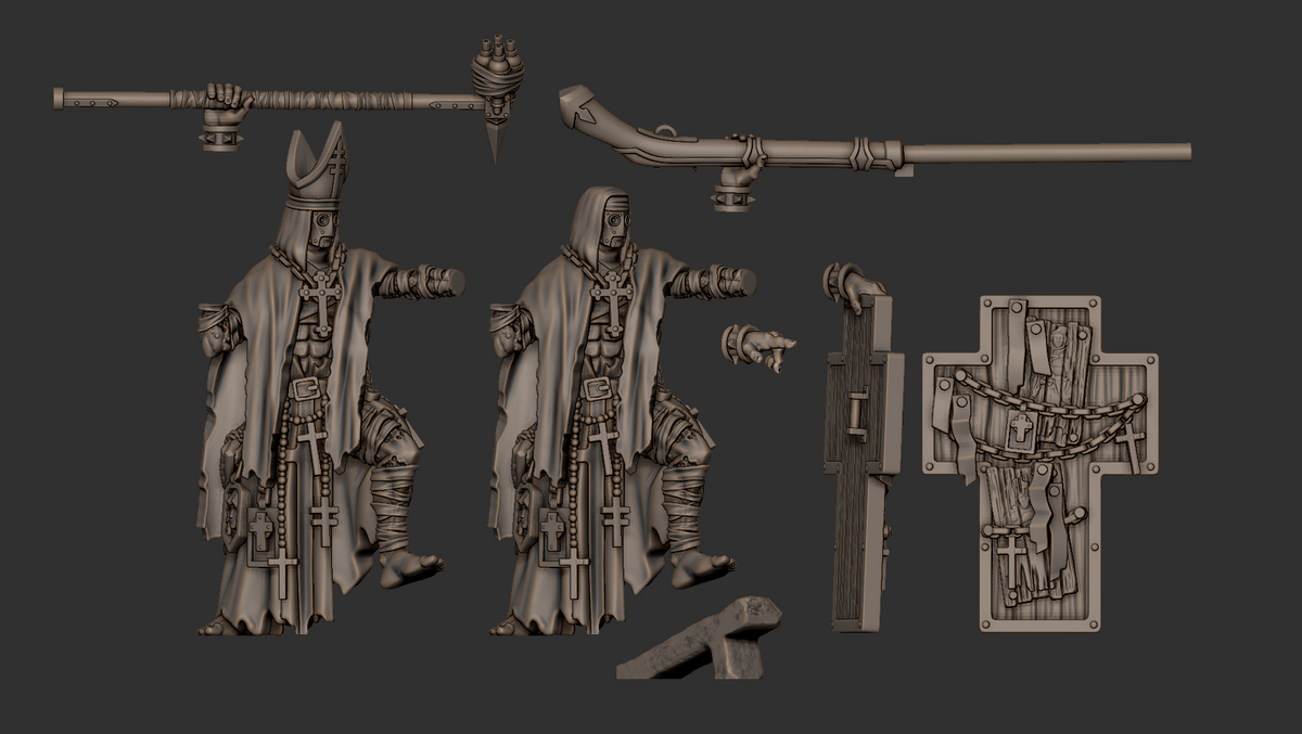 Judicator of Holy Repentance - compatible with Trench Crusade scale games