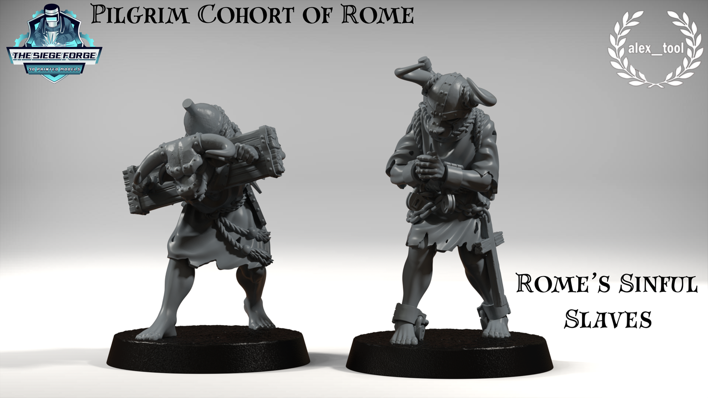 Pilgrim Cohot of the Rome Warband - 14x Miniature - 3D printed Grimdark Model