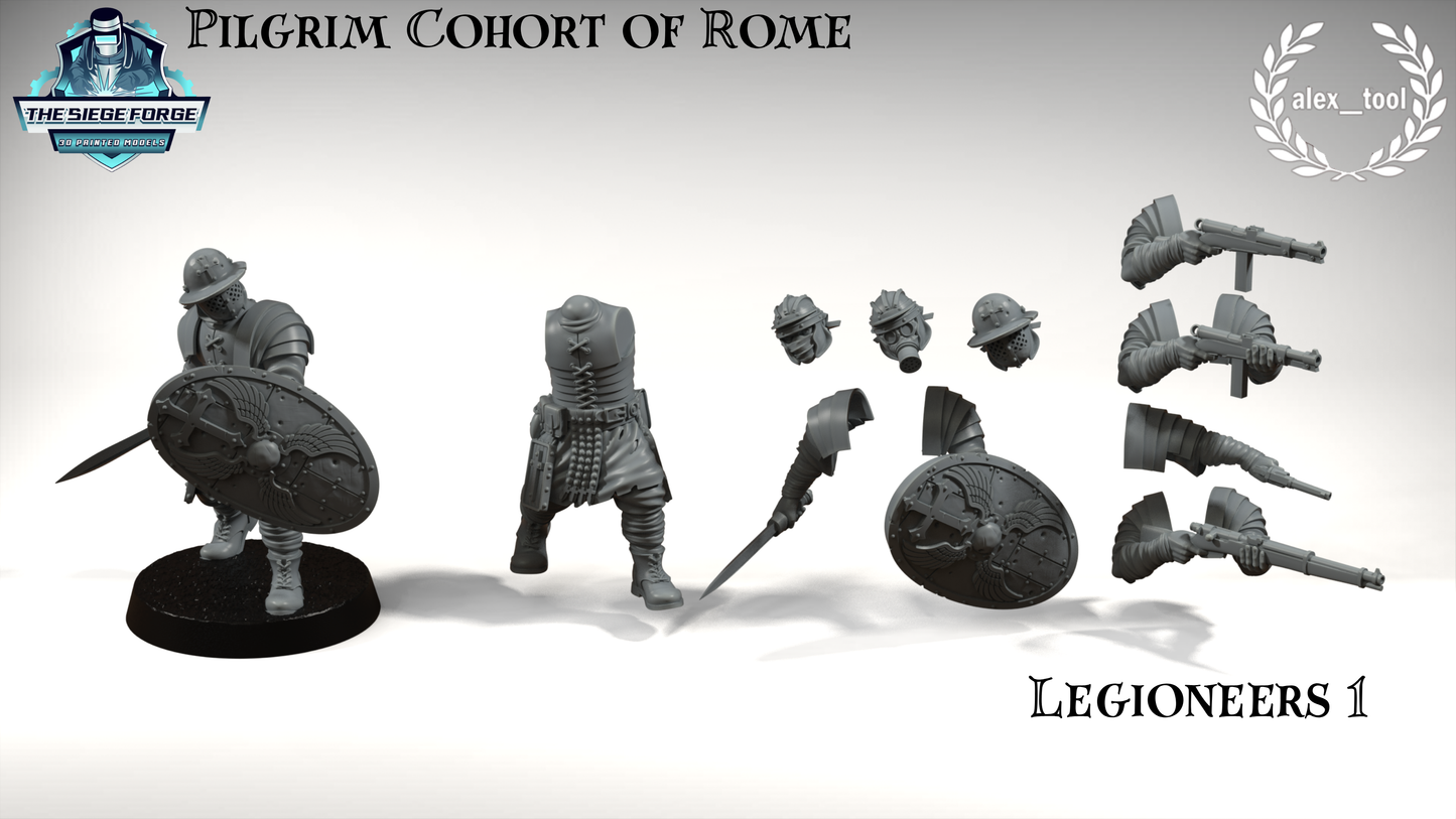 Pilgrim Cohot of the Rome Warband - 14x Miniature - 3D printed Grimdark Model