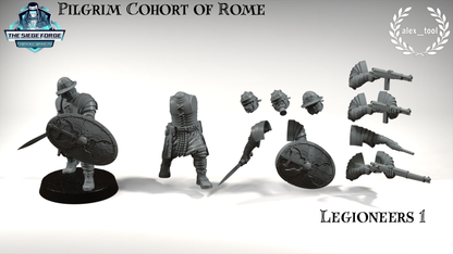 Pilgrim Cohot of the Rome Warband - 14x Miniature - 3D printed Grimdark Model