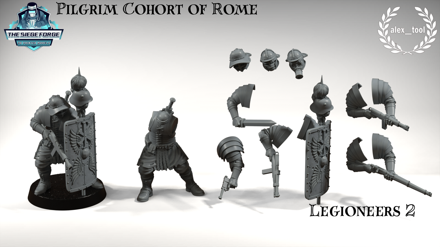 Pilgrim Cohot of the Rome Warband - 14x Miniature - 3D printed Grimdark Model
