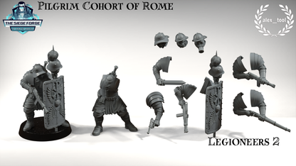 Pilgrim Cohot of the Rome Warband - 14x Miniature - 3D printed Grimdark Model