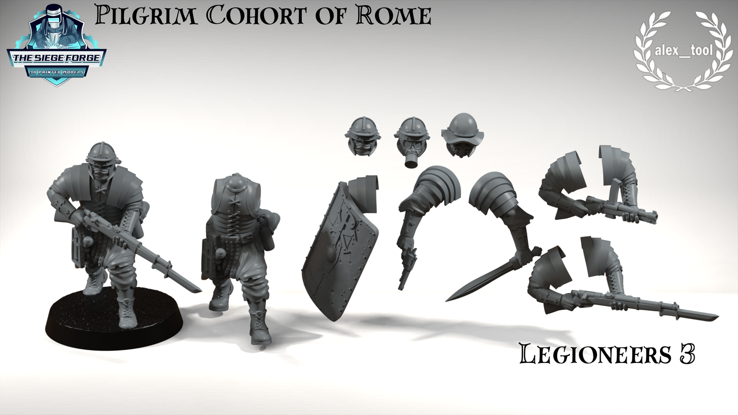 Pilgrim Cohot of the Rome Warband - 14x Miniature - 3D printed Grimdark Model