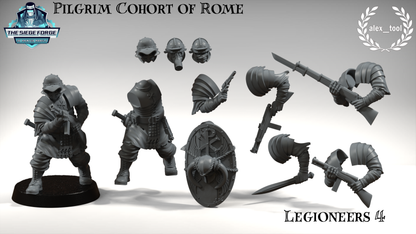 Pilgrim Cohot of the Rome Warband - 14x Miniature - 3D printed Grimdark Model