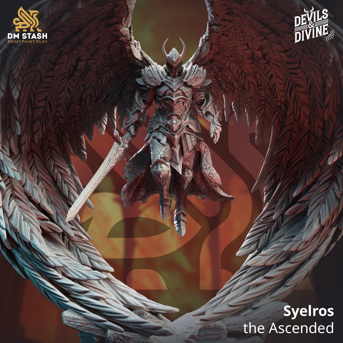 Ascended Angel of War - Syelros | DM Stash | D&D