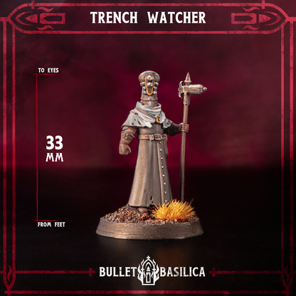 Crimson Hussars Warband - Grimdark Miniature - Compatible with Trench Crusade
