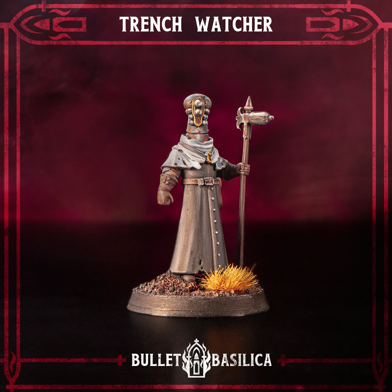 Crimson Hussars Warband - Grimdark Miniature - Compatible with Trench Crusade