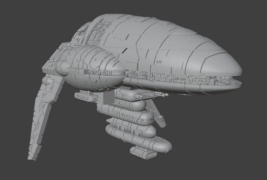 Assault Frigate Mark III 106mm Armada-scale resin miniature