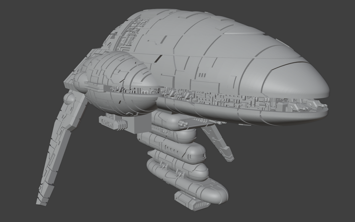 Assault Frigate Mark III Rebel Alliance frigate model
