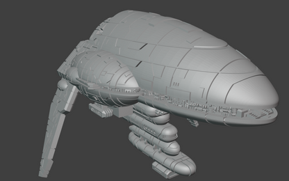 Assault Frigate Mark III sci-fi fleet battle model