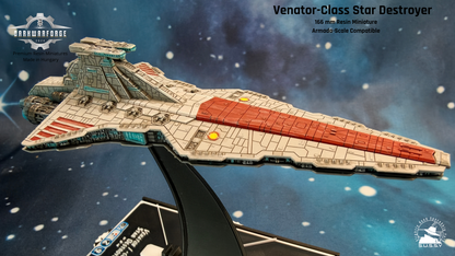 Venator call star destroyer resin miniature closed bay view