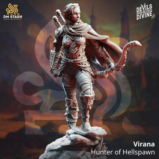 Elf Hellspawn Hunter Ranger - Virana | DM Stash | D&D