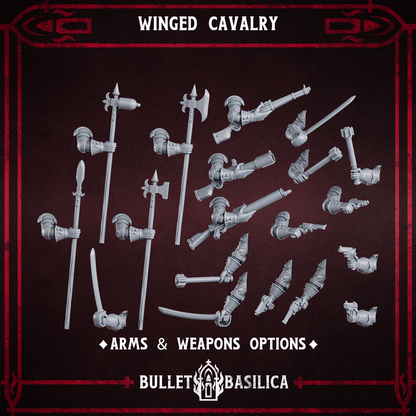 Crimson Hussars Warband - Grimdark Miniature - Compatible with Trench Crusade