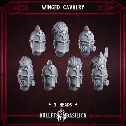 Crimson Hussars Warband - Grimdark Miniature - Compatible with Trench Crusade