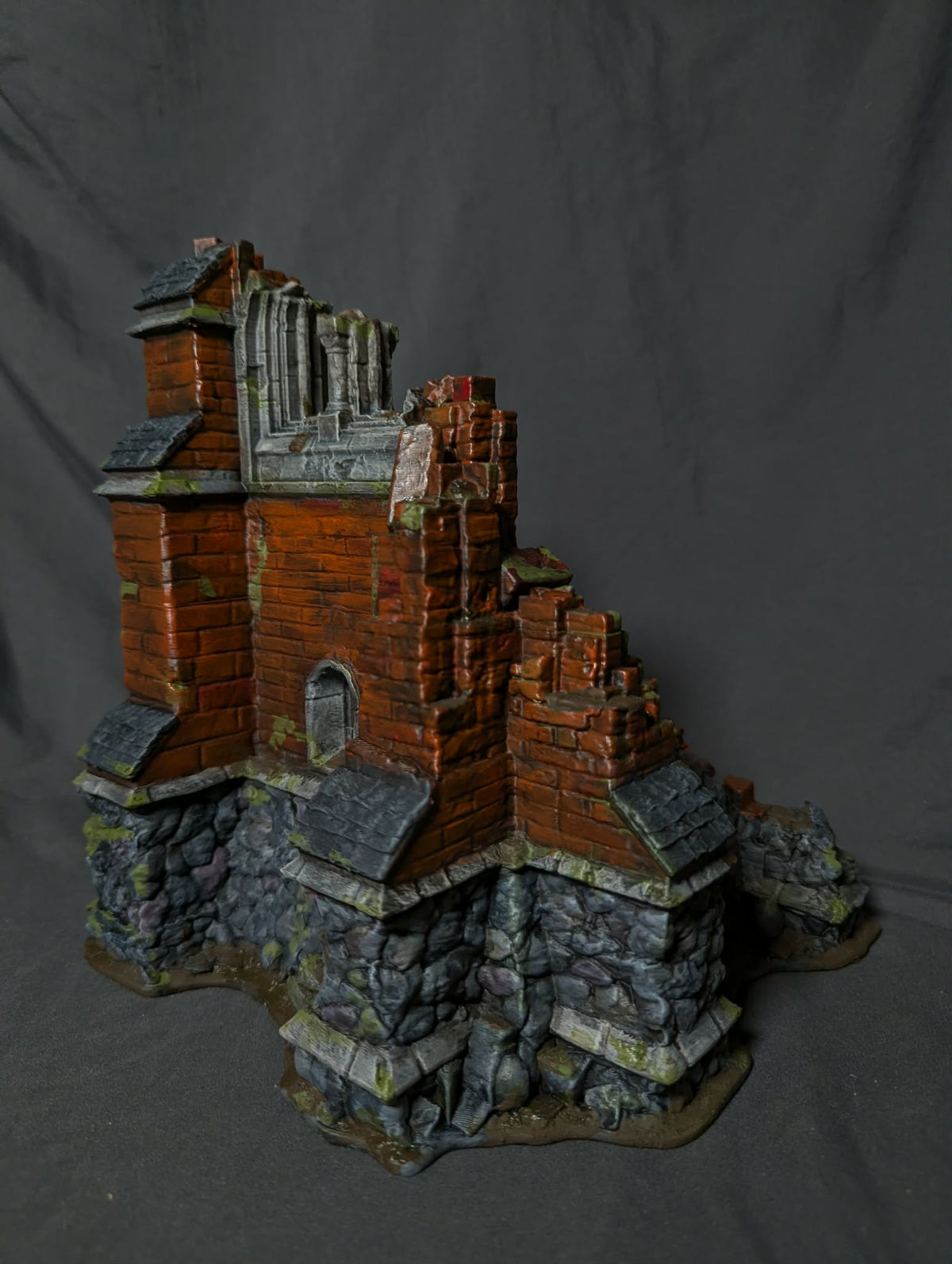 Temple Ruins Corner A - 28mm/32mm Wargaming Terrain