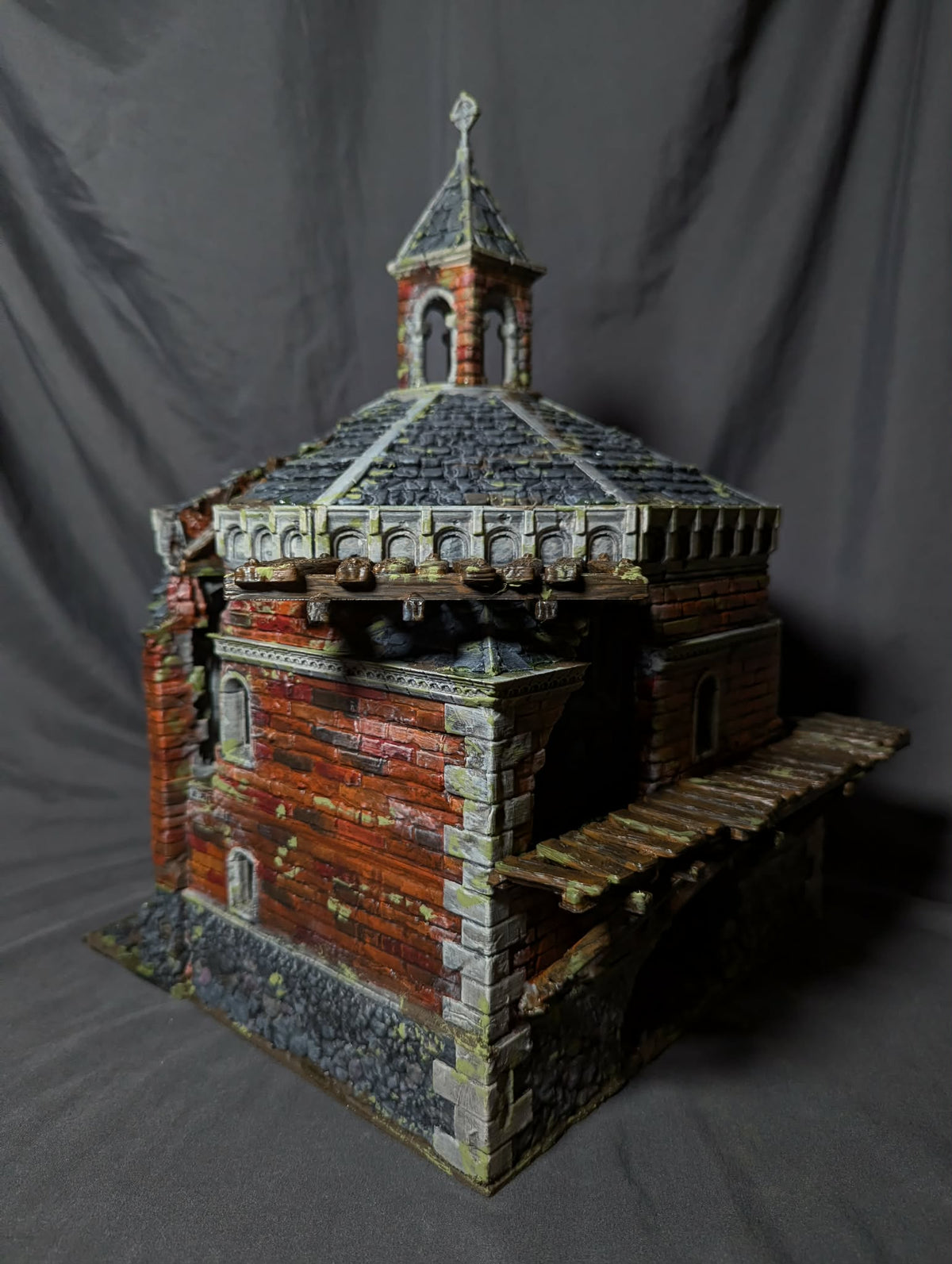 Temple ruins Baptistery - 28mm/32mm Wargaming Terrain