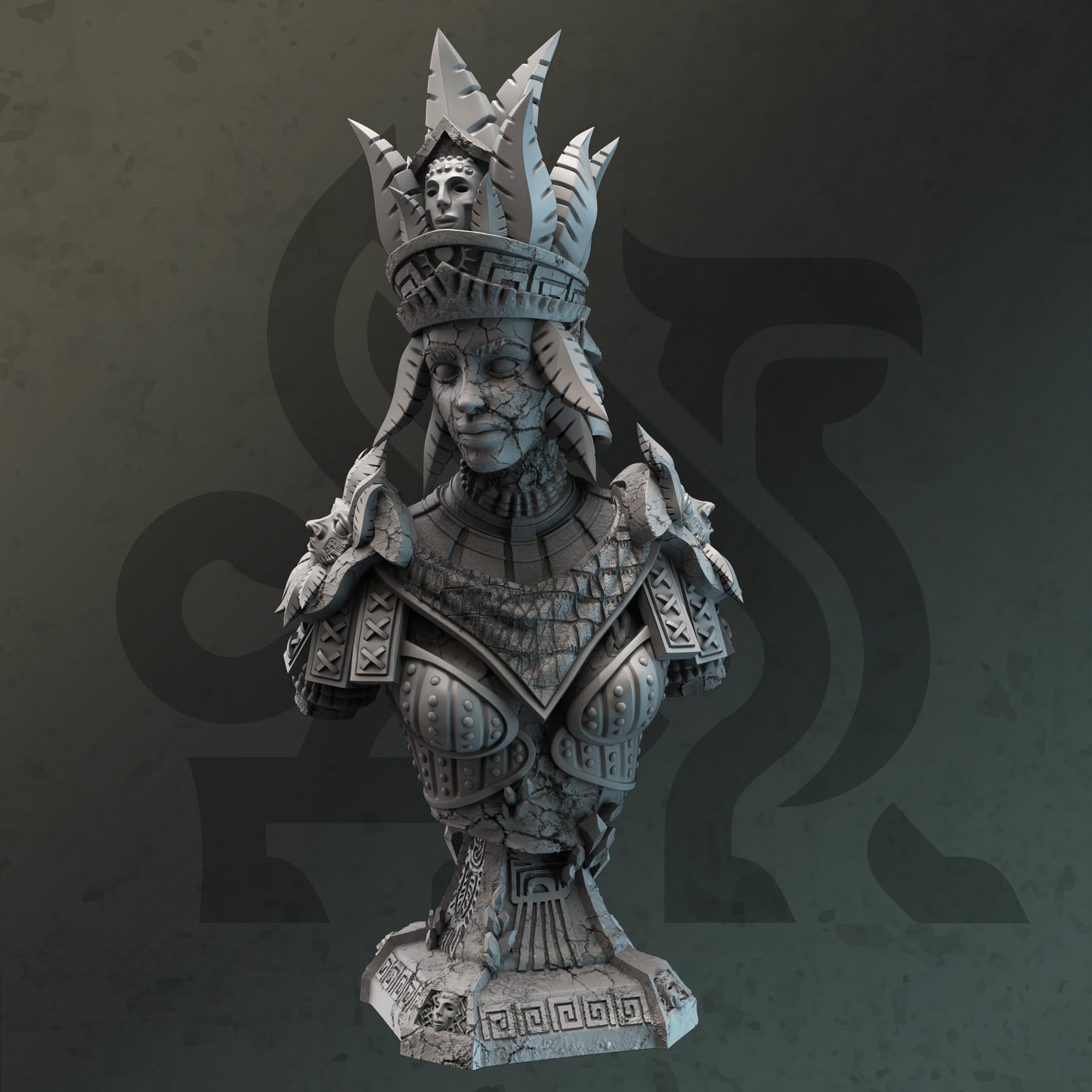 BUST - Earth Genasi Geomancer - Ruby Silt | DM Stash | D&D