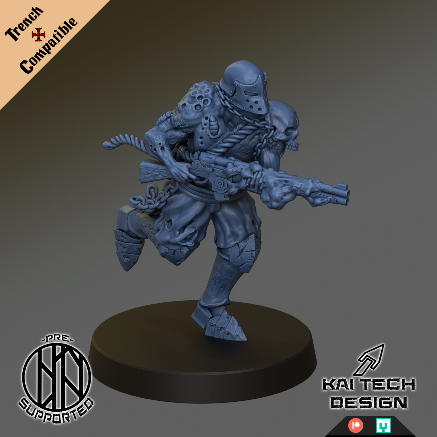 Trench Crusade - Black Grail War Band | Kai Tech | Trench Crusade compatible
