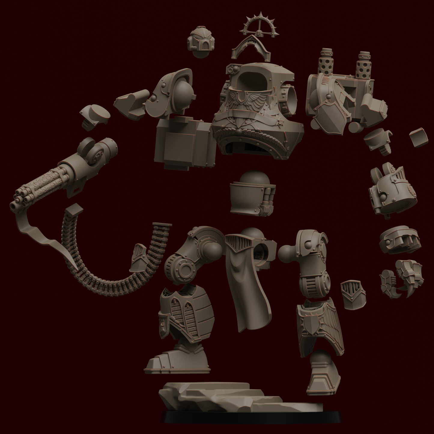 Vestalian Dreadnought | Grimdark compatible