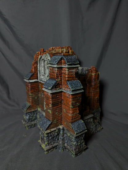 Temple ruins Corner B - 28mm/32mm Wargaming Terrain