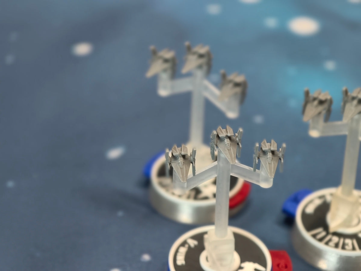 Republic V-Wing Squadron – 9pcs - Compatible with Star Wars Armada scale games
