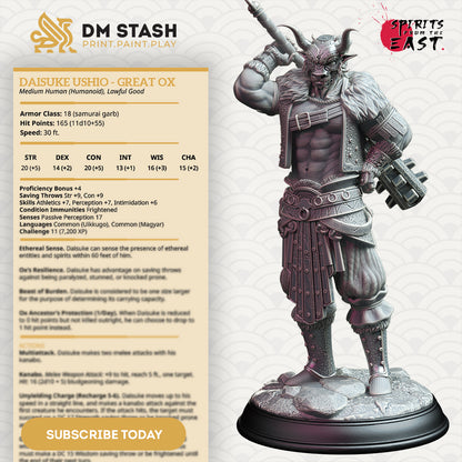 DM Stash : Spirits From the East - Full Board and Tabletop game