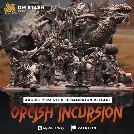 DM Stash : Orcish Incursion - Full Board and Tabletop game