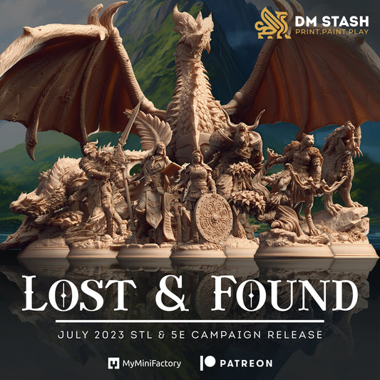DM Stash : Lost & Found - Full Board and Tabletop game