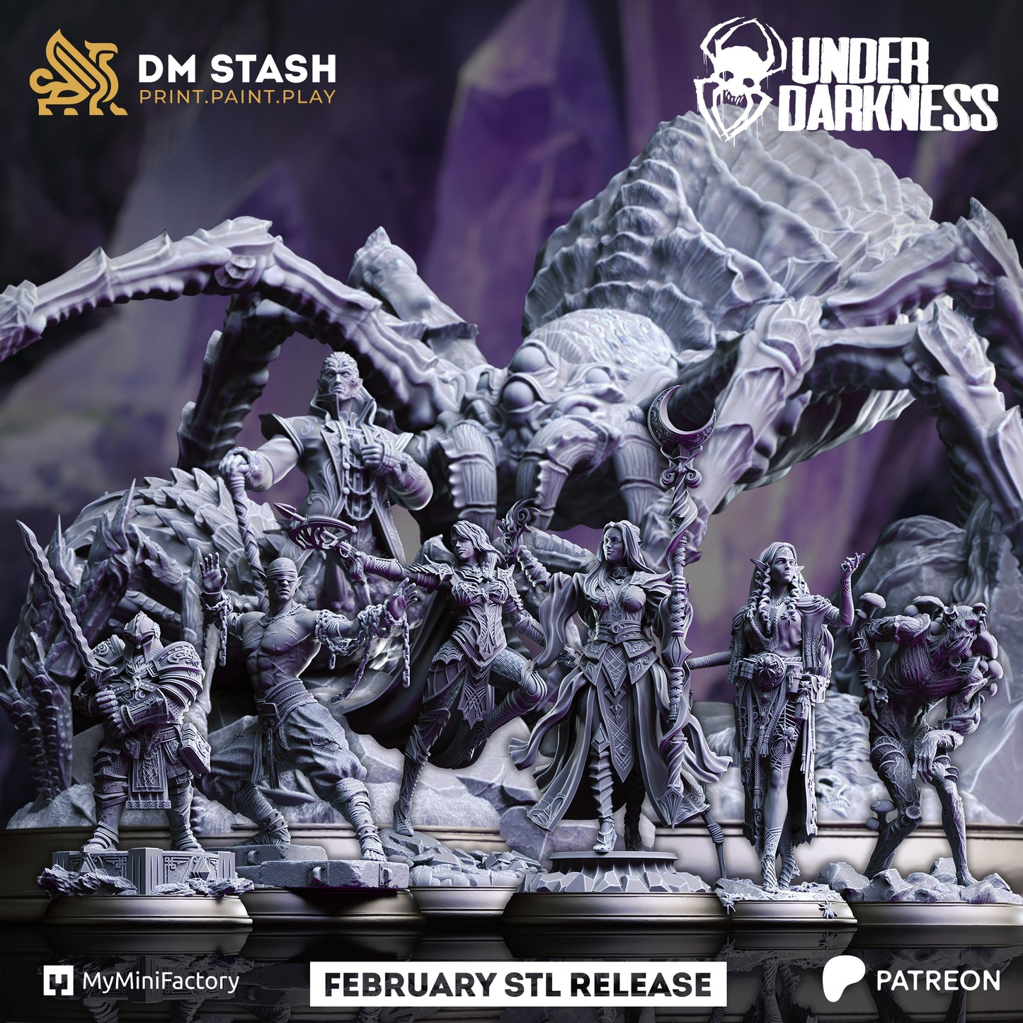 DM Stash : Under Darkness - Full Board and Tabletop game