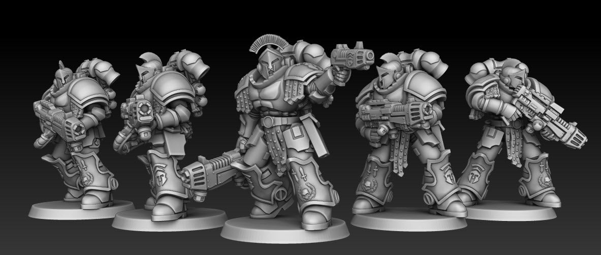 Sons of Spartania - Plasma Phyle squad