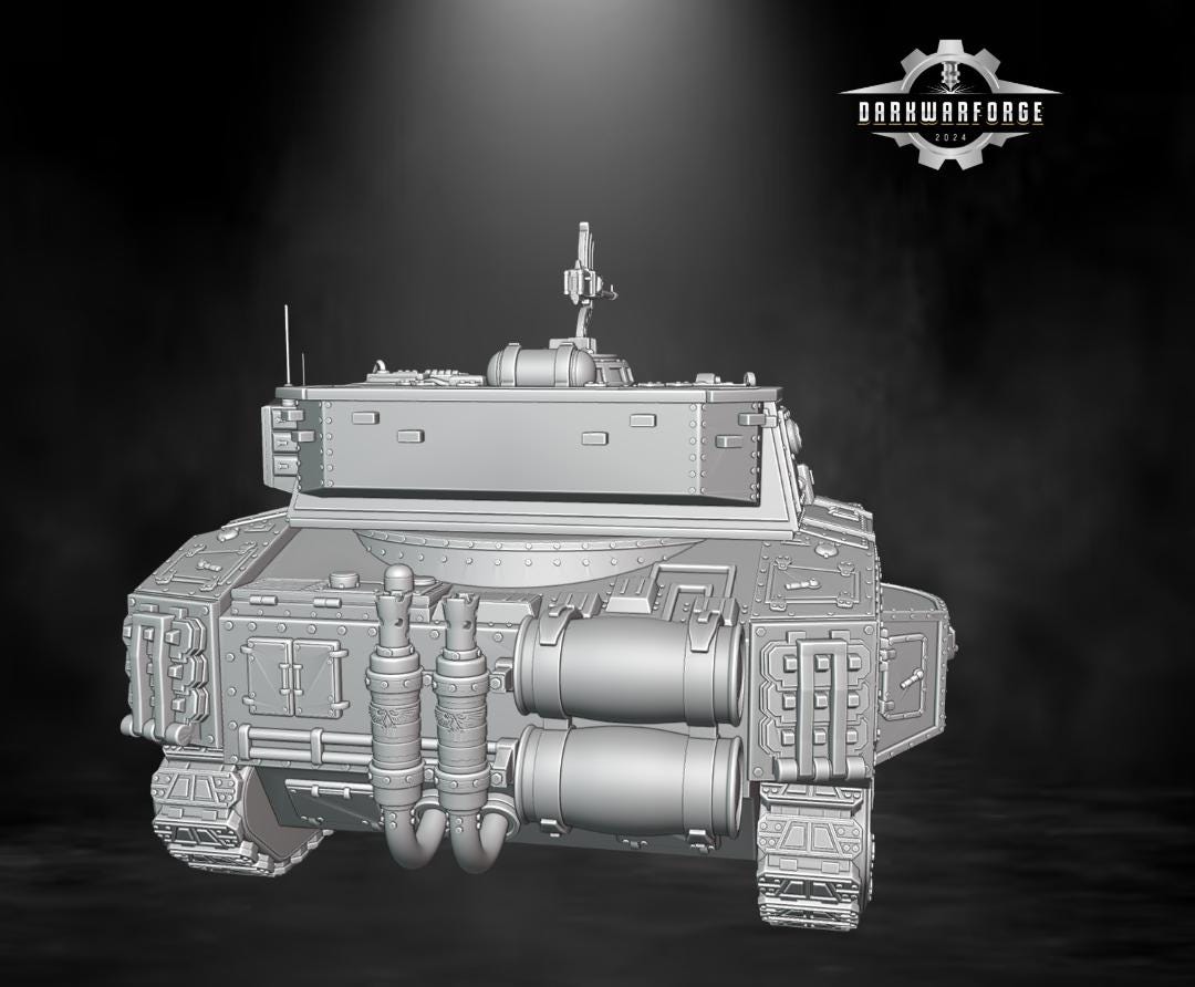 Vulcan Tank | 40K | Space marine | Wargaming | Tabletop | Minifigure | Miniature | 3D printed