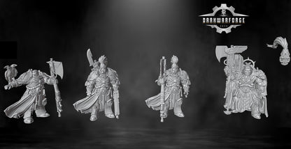 Imperum Pactum Leaders | Wargaming | Tabletop | Minifigure | 28mm scale | 32mm scale