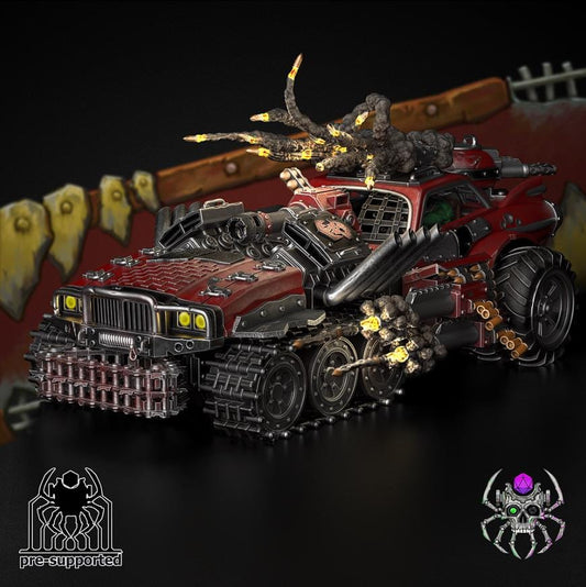 Mad Scrap Truck | Tabletop | Minifigure | Wargaming | Tabletop | Minifigure | 28mm scale | 32mm scale