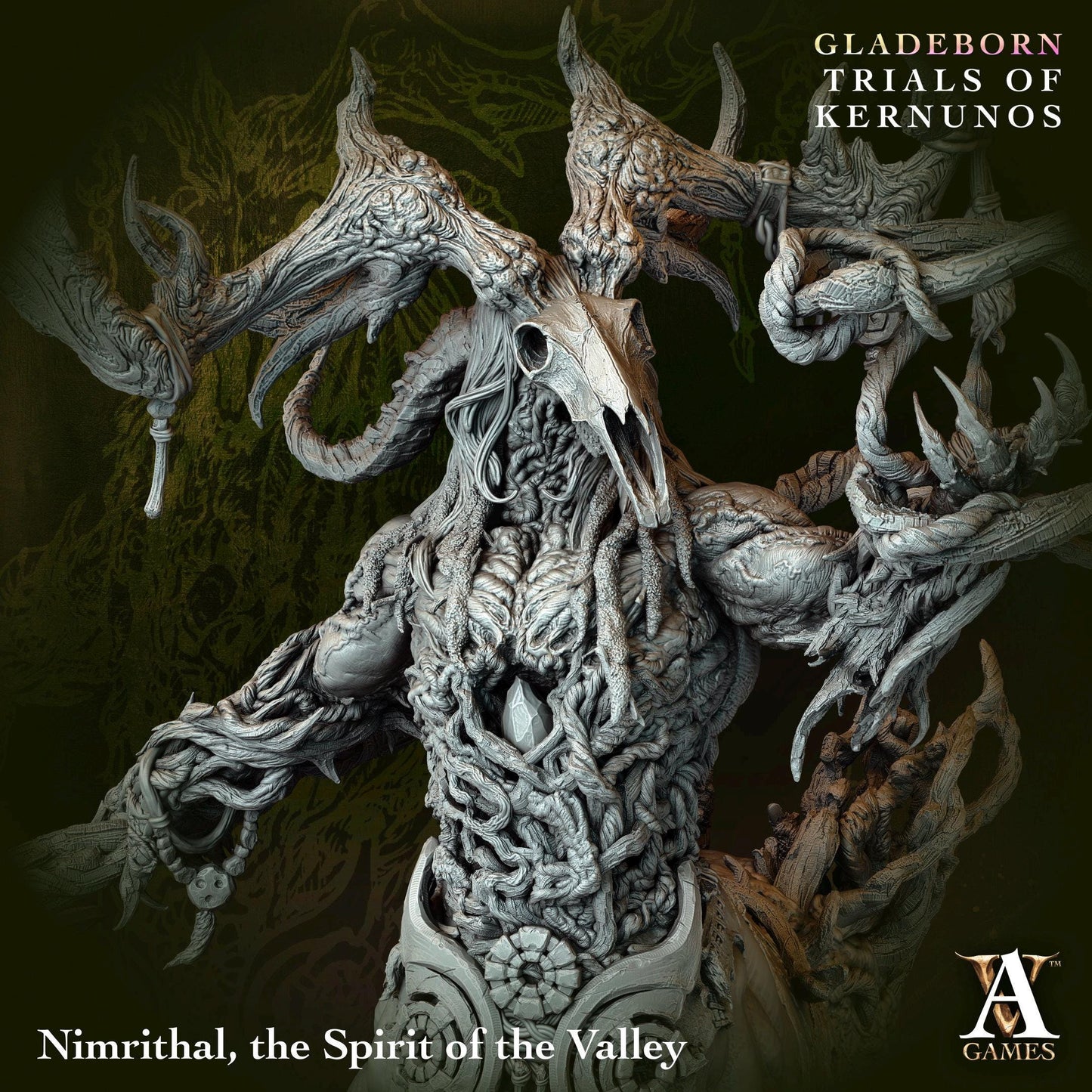 Archvillain Games : Nimrithal The Spirit of the Valley- Trials of Kernunos | Tabletop Games 28 - 32 mm | Dungeons and Dragons | D&D | RPG