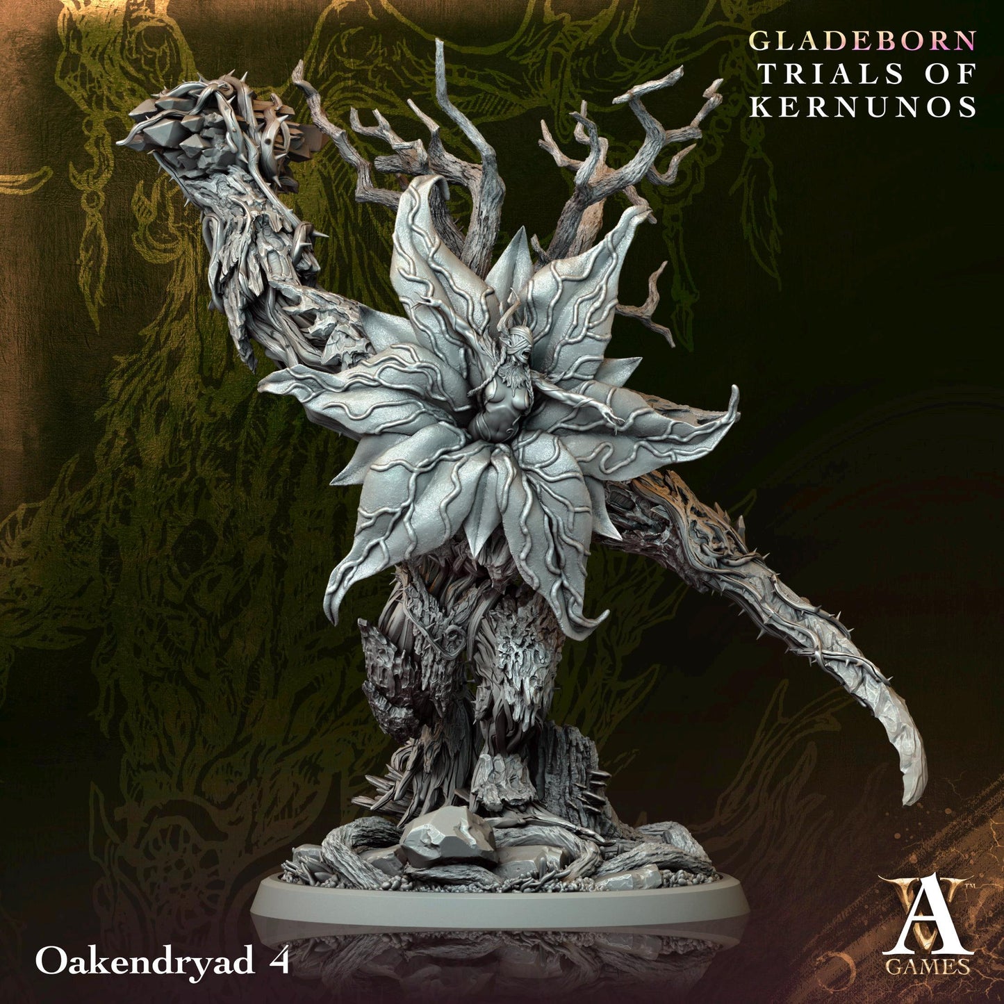 Archvillain Games : Oakendryad - Trials of Kernunos | Tabletop Games 28 - 32 mm | Dungeons and Dragons | D&D | RPG