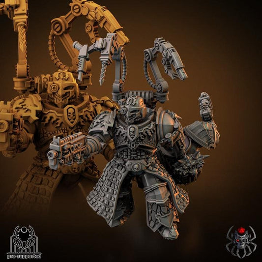 Flame Lizards Surgeon | EightLegsMiniatures | Wargaming | Tabletop | Minifigure |28mm scale| 32mm scale | Grimdark compatible