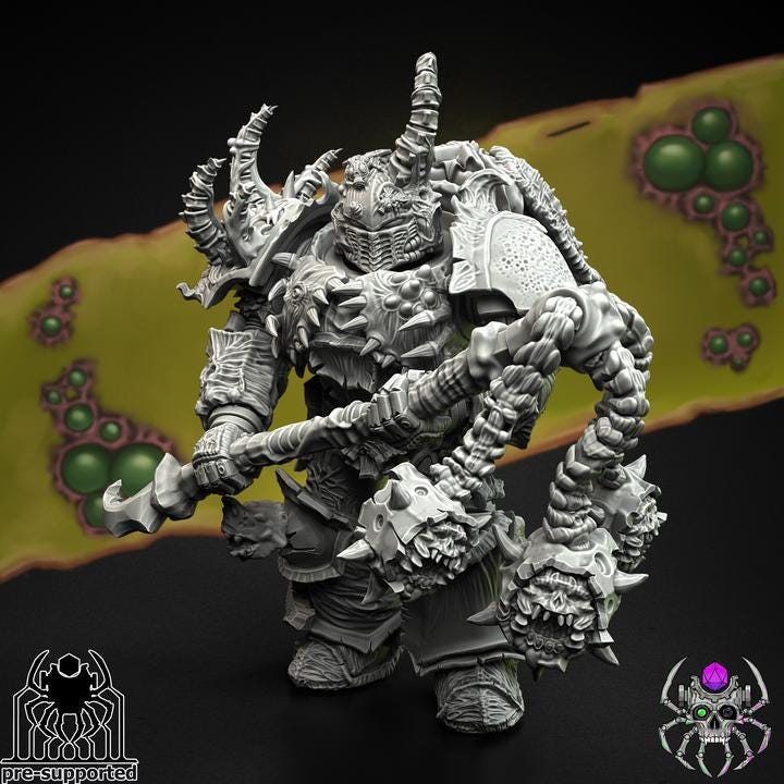 Plague Bringers Battle Squad | EightLegsMiniatures | Wargaming | Tabletop | Minifigure |28mm scale| 32mm scale | Grimdark compatible