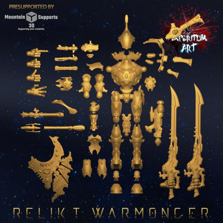 Relikt Warmonger Titan | Grimdark Compatible | Tabletop | Minifigure | Wargaming | Tabletop | Minifigure