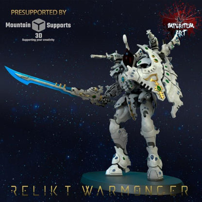 Relikt Warmonger Titan | Grimdark Compatible | Tabletop | Minifigure | Wargaming | Tabletop | Minifigure