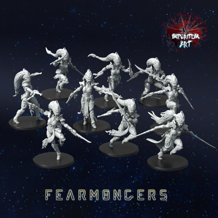 Fearmongers | Grimdark Compatible | Tabletop | Minifigure | Wargaming | Tabletop | Minifigure